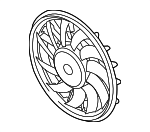 8K0959455T - Cooling System: Fan &amp; Motor for Audi: A4, A4 Quattro, A5, A5 Quattro, allroad, Q5 Image