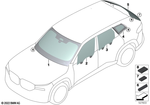 51319447332 - : Frontscheibe GrüN Regen/Licht/Beschlags for BMW Image