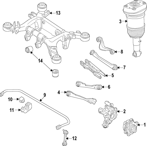 Rear Suspension for 2024 BMW 530i #4