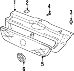 7211164G00J6J - : Grille Surround for Suzuki Image