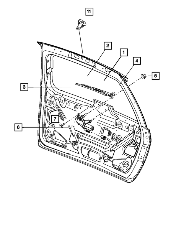 « 5102242AB – Wiper/Lock Cylinder and Keys : Essuie-glace Lame pour Mopar Image »