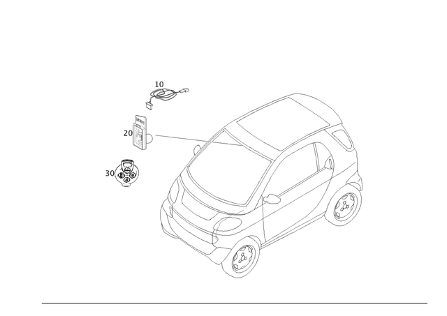 8590V003C22A00 - Electrical System: Ir Transmitter for Spare for Smart Image image