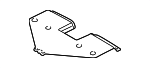 88897271 - Body: Overhead Console Bracket for Chevrolet: Venture | Oldsmobile: Silhouette | Pontiac: Montana Image