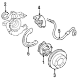 15693437 - Brakes: Hub &amp; Bearing for Chevrolet: Blazer, C1500, C2500, C3500, C3500HD, K1500 Pickup, K2500 Pickup, K3500 Pickup, Suburban C1500, Suburban C2500, Suburban K1500, Suburban K2500, Tahoe | GMC: C1500 Pickup, C2500 Pickup, C3500 Pickup, C3500HD, K1500 Pickup, K2500 Pickup, K3500 Pickup, Suburban C1500, Suburban C2500, Suburban K1500, Suburban K2500, Yukon Image
