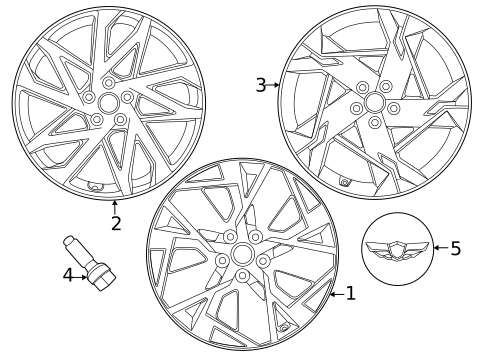 Wheel for 2024 Genesis GV60 #0