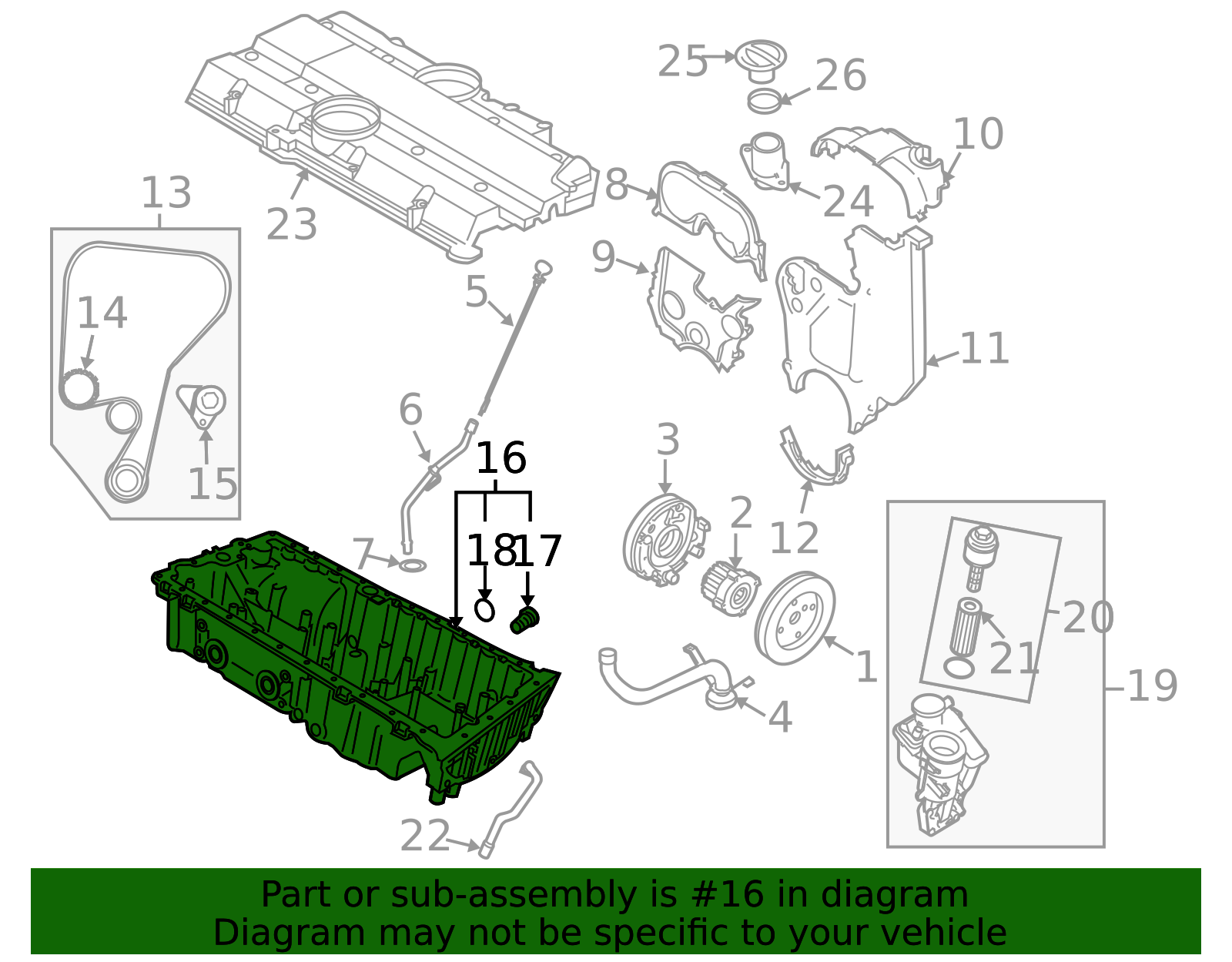 31375244 - Oil Pan - 2012-2016 Volvo | Volvo OEM Parts Direct