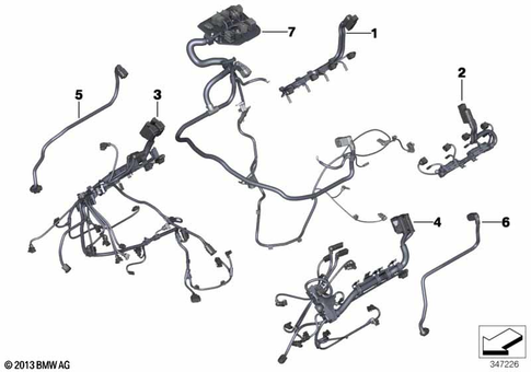 Engine Wiring Harness for 2017 BMW M5 #0