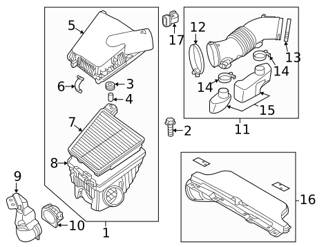 Air Intake for 2013 Hyundai Genesis #0