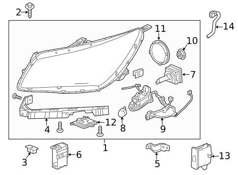Headlamp Components for 2022 Buick Enclave #2