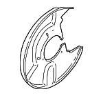 MJA1932AA - Brakes: Splash Shield for Jaguar Image