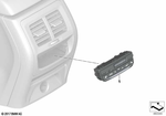 61315A3BBF2 - : Climate Control Panel, Rear for BMW Image