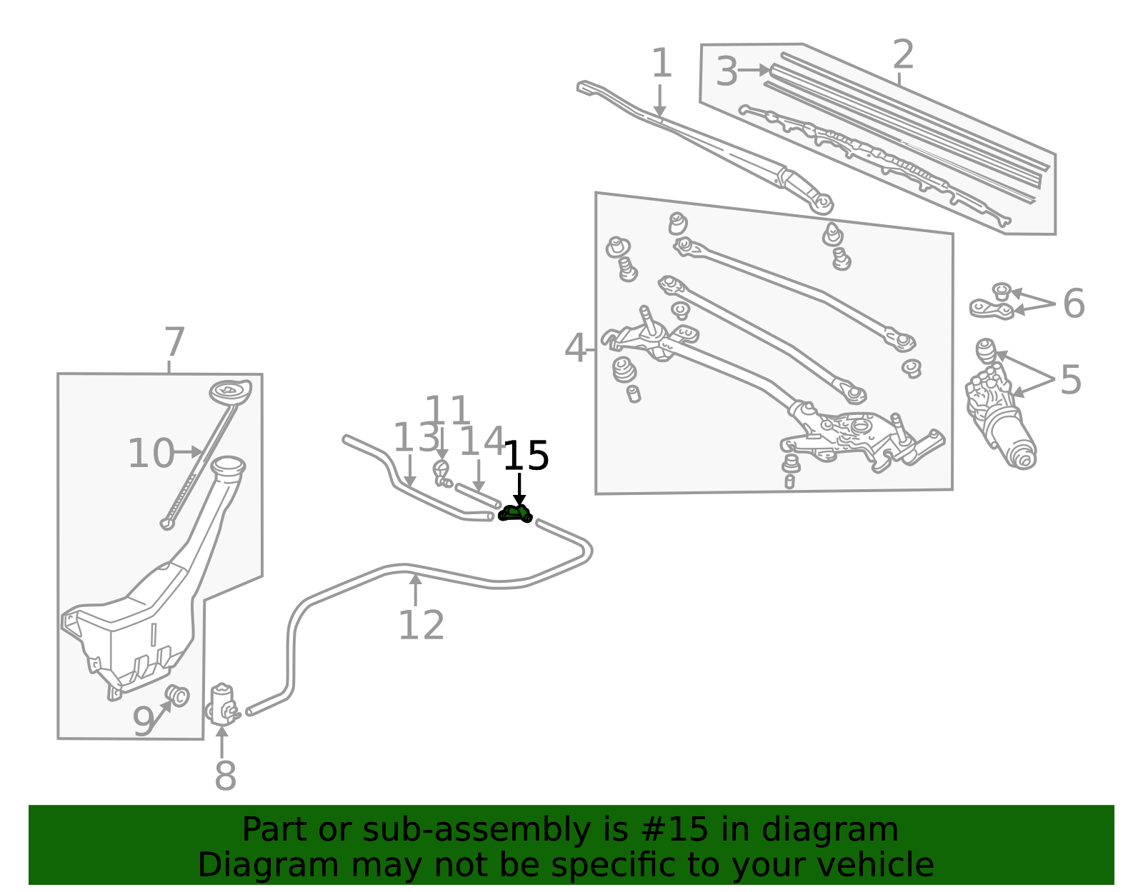 1995-2005 Honda Windshield Washer Hose Connector 76830-SM1-004 | OEM ...