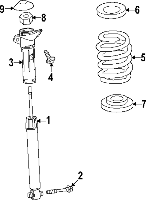 Shocks & Components for 2025 Toyota Grand Highlander #1