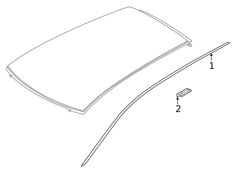 Exterior Trim - Roof for 2011 Nissan LEAF #0