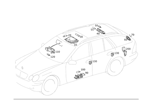 Interior Lamps for 2002 Mercedes-Benz C240 #0