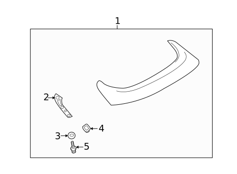 Spoiler for 2012 Mitsubishi Lancer #0