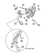 6500197 - Clutch: Nut for Chrysler: PT Cruiser, Sebring | Dodge: Neon, Stratus, Viper Image