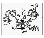25842646 - Body: Seat Assembly for Saturn: Outlook Image