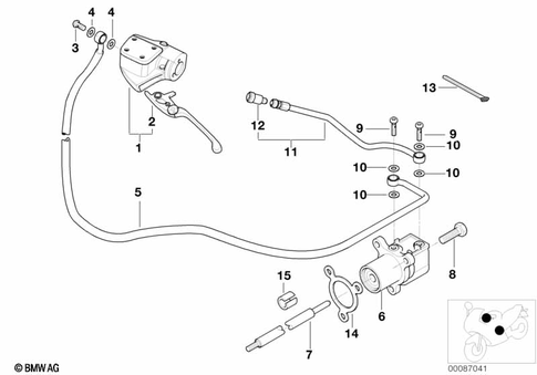 Clutch-Release Mechanism (Hydraulic) for 2004 BMW-Motorrad R 1150 R #0