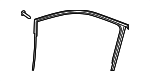 5H4837440B5AP - Body: Window Channel for Volkswagen Image