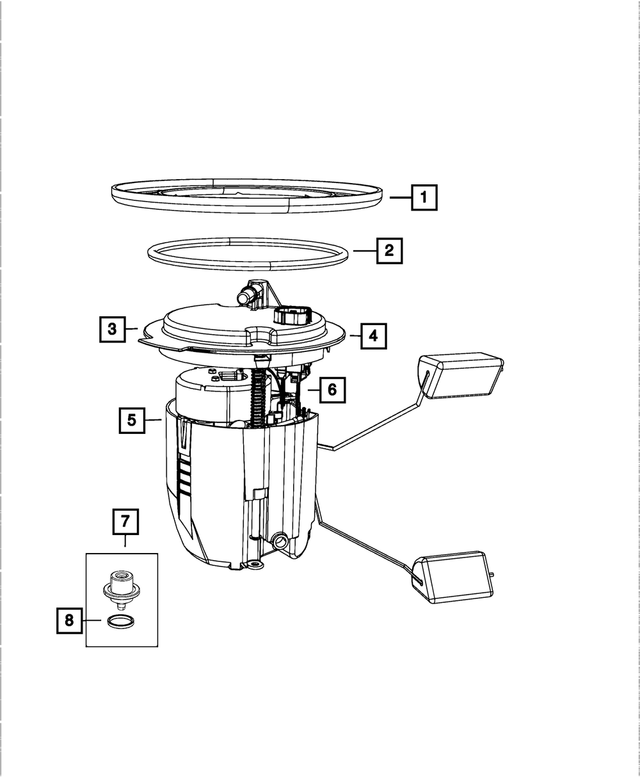 5142345AA - Fuel: Fuel Pressure Regulator Kit for Mopar Image