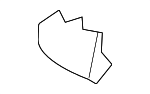 87611ZC000 - Body: Seat Back Cushion for Nissan Image