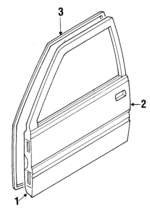 8944493555 - : Outer Panel for Isuzu Image