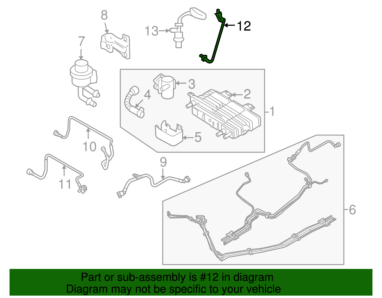 2011-2012 Ford Oxygen Sensor BE5Z-9F472-A | OEM Parts Online
