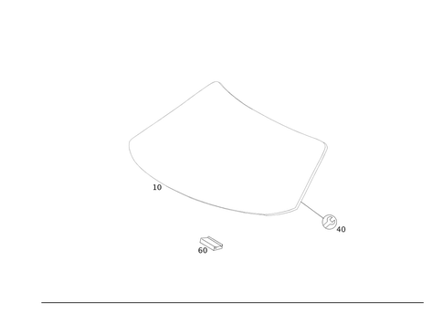 Windshield for 2014 Mercedes-Benz SLS AMG #0