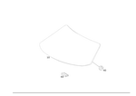 1976700301 - Windows: Windshield for Mercedes-Benz Image