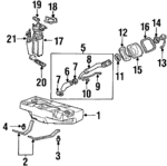 25727014 - Fuel System: Filler Assembly for Oldsmobile: Aurora Image