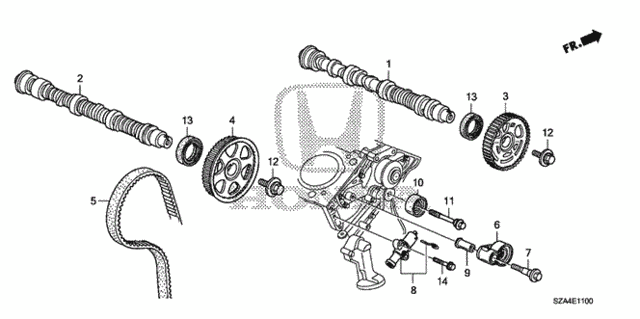 Camshaft - Timing Belt for 2010 Honda Pilot #0