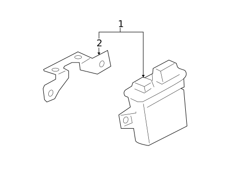 Headlamp Components for 2012 Hyundai Equus #1