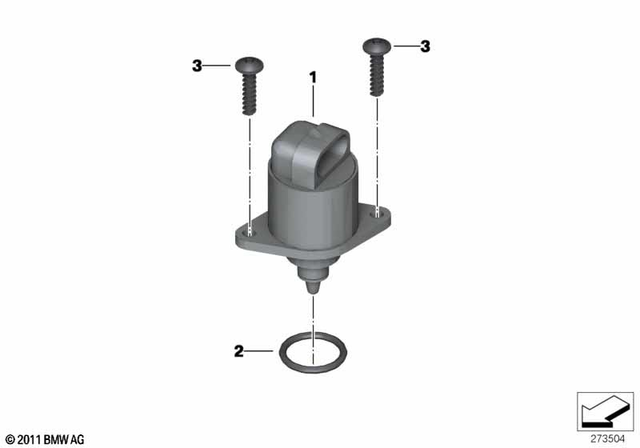 13717702755 - Fuel System: Idle Control Device -  for BMW-Motorrad Image