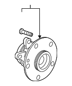 422003W0A01 - Brakes: Hub &amp; Bearing for Honda Image