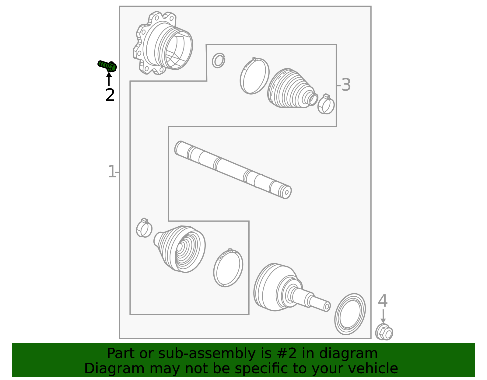 Axle Assembly Bolt 11601744 | OEM Parts Online