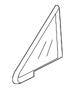 5G0845411ENVB - Body: Glass for Volkswagen: e-Golf, Golf, Golf Alltrack, Golf R, Golf SportWagen, GTI Image