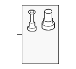 17117521781 - Cooling System: Radiator Pin for BMW Image