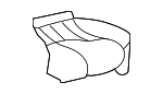 XR811439LEG - Body: Seat Cushion for Jaguar Image