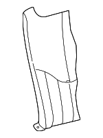 XR815155NED - Body: Seat Back Cover for Jaguar Image