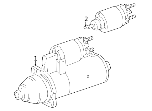 Starter for 2003 Audi S8 #1