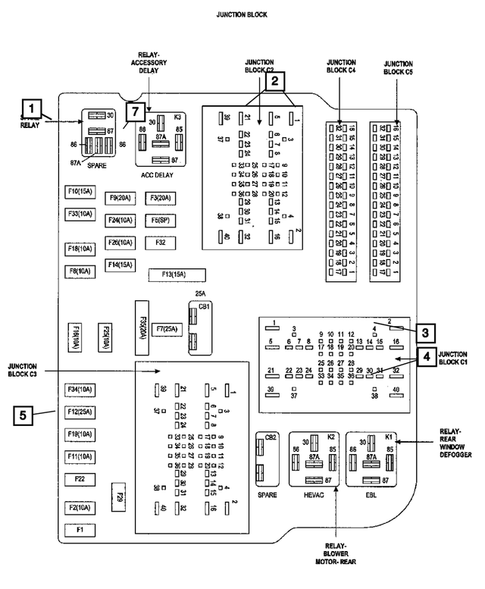 Relays for 2006 Dodge Durango #1