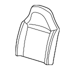1F218813107 - Body: Seat Back Cover for Mazda: B2300, B2500, B3000 Image