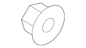 99908462901 - : Side Impact Sens Nut for Porsche Image