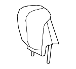 7191011020C7 - Body: Headrest for Lexus: LC500, LC500h Image