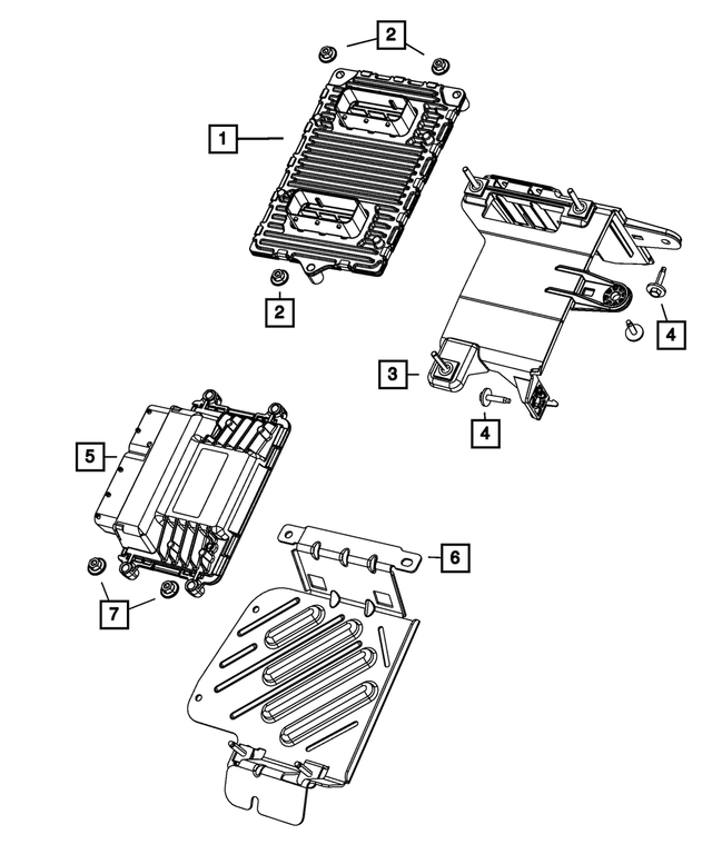 68258528AB - Electrical: Powertrain Control Module for Mopar Image image