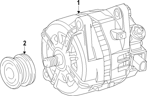 Alternator for 2021 Lexus RX350L #1