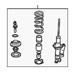 52610S2AA04 - Suspension: Strut Assembly for Honda: S2000 Image
