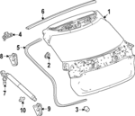 86772032 - : Hinge for Cadillac: OPTIQ Image