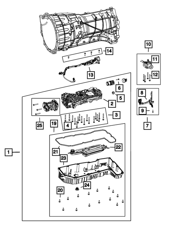68661728AC - : Transmission Oil Pan for Mopar Image